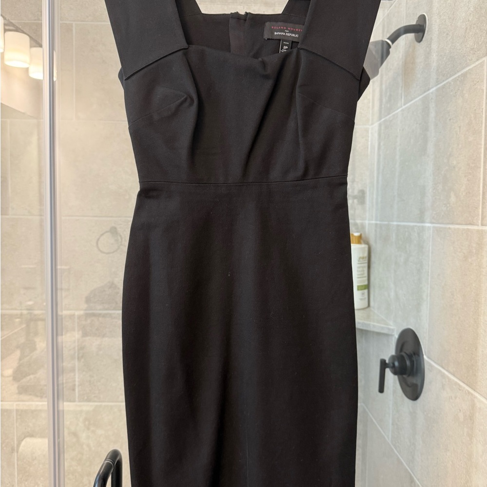 Banana Republic x Roland Mouret Black Work Pencil Dress
